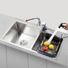 Stainless Steel Expandable Kitchen Sink Dish Drainer - dailyneed.life