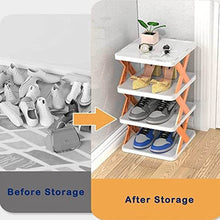 4 LAYER SHOES STAND, SHOE TOWER RACK SUIT FOR SMALL SPACES, CLOSET, SMALL ENTRYWAY, EASY ASSEMBLY AND STABLE IN STRUCTURE, CORNER STORAGE CABINET FOR SAVING SPACE - dailyneed.life