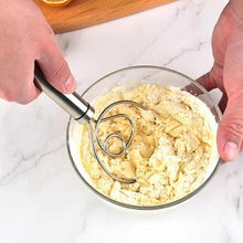 Dough Whisk, Premium Stainless Steel Dutch Whisk, Dough Hand Mixer Artisan Blender For Egg, Bread, Cake, Pastry, Pizza Dough - Perfect Baking Tools, Whisking, Tirring Kitchen Tools (1 Pc) - dailyneed.life