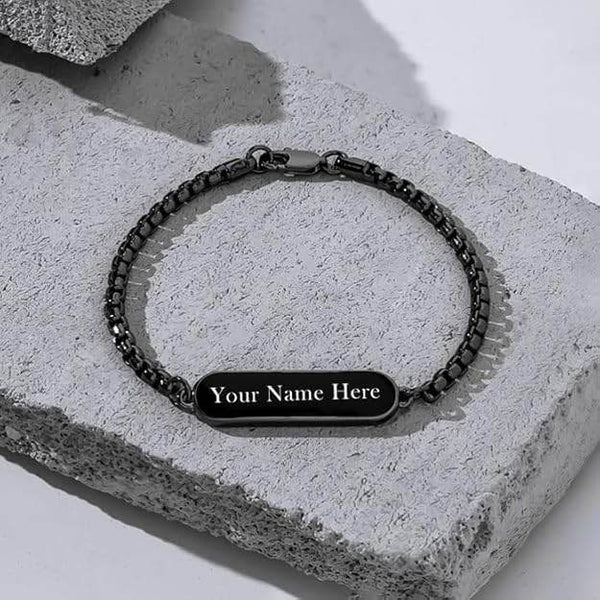 Black Customize Bracelet, Gift Bracelet (1 Pc) - dailyneed.life
