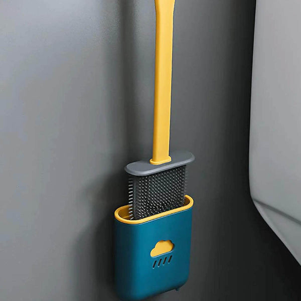 Silicone Toilet Brush with Holder (Without Box) - dailyneed.life