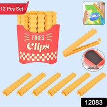 Cute French-Fries-Shaped Bag Clips With in a Magnetic Box (12 Pcs Set) - dailyneed.life