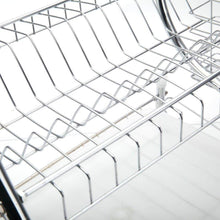 STAINLESS STEEL RECTANGLE DISH DRAINER RACK / BASKET WITH DRIP TRAY - dailyneed.life