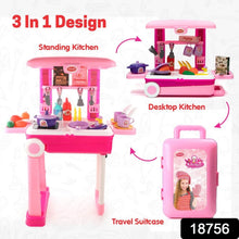 3-in-1 Kitchen Set for Kids with Suitcase – Role Play Cooking Toy for Girls & Boys (3+) - dailyneed.life