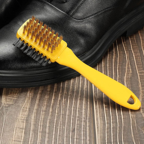 3 Side Portable Multifunctional shoe brush Rubber Home Suede Shoes Polishing Brushes 3 Side Shoe Cleaning Brush, Shoe Brush Excellent Quality and ular - dailyneed.life