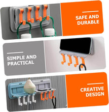 Multi-Purpose Hook up Wall Mounted Hook Towel Hook Rack Foldable Wall Hooks Mobile Holder Stand Towel Hangers Wall Mounted Coat Rack Foldable Hook, Mobile Stand - dailyneed.life