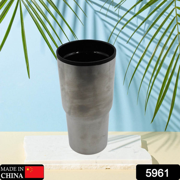 STAINLESS STEEL VACUUM GLASS INSULATED GLASS COFFEE CUPS DOUBLE WALLED TRAVEL MUG, CAR COFFEE MUG (Without Lid) - dailyneed.life