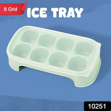 Ice Mold, 8 Grid Food Grade Portable Plastic Ice Tray (1 Pc / 15×8 Cm) - dailyneed.life