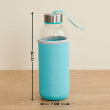 Glass Water Bottle (500 ml) With Cover - dailyneed.life