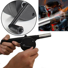 Portable Hand Crank Air Blower Fan for Charcoal Grill BBQ - dailyneed.life