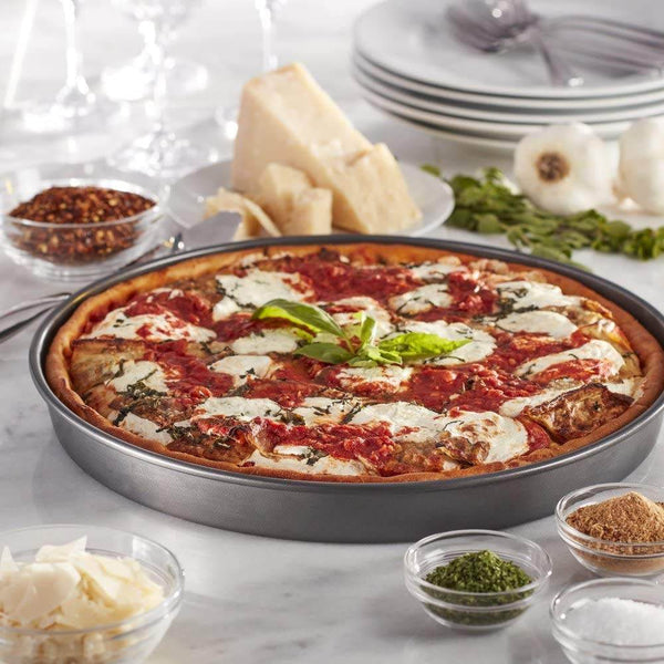 Steel Non-Stick Round Plate Cake Pizza Tray Baking Mould - dailyneed.life