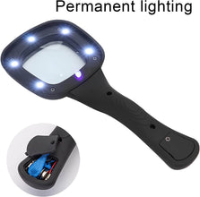Handheld LED Magnifying Glass – 6 Lighted Magnifier for Reading & Inspection - dailyneed.life