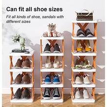 4 LAYER SHOES STAND, SHOE TOWER RACK SUIT FOR SMALL SPACES, CLOSET, SMALL ENTRYWAY, EASY ASSEMBLY AND STABLE IN STRUCTURE, CORNER STORAGE CABINET FOR SAVING SPACE - dailyneed.life