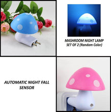 Automatic Night Sensor Mushroom Lamp (0.2 watt, Multicolour) - dailyneed.life