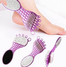 4 in 1 Pedicure Tool – Pumice, Brush, Scrubber & File for Soft Feet - dailyneed.life