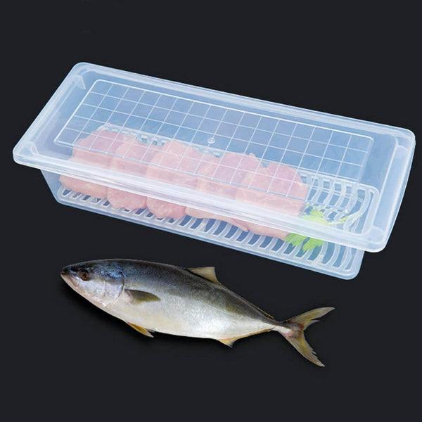 Food Storage Container with Removable Drain Plate and Lid, 1500 ml (Pack of 1 Pc) - dailyneed.life