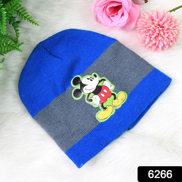 Cap for Winter Woolen Knitted Black Inside Fur Caps (1 Pc / Mix Design & Color) - dailyneed.life
