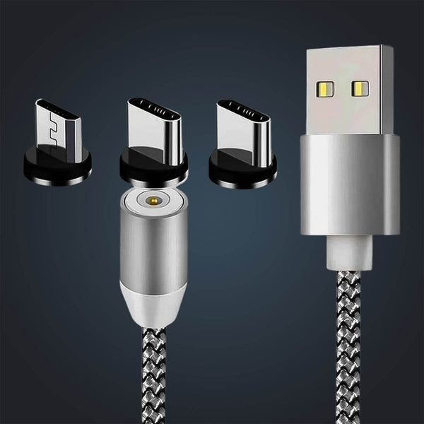 3 in 1 Magnetic Multi Charging Cable (1 Pc) - dailyneed.life