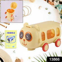 Bus Shape Water Bottle for Kids with Strap (500 ML Approx / Mix Color / 1 Pc) - dailyneed.life