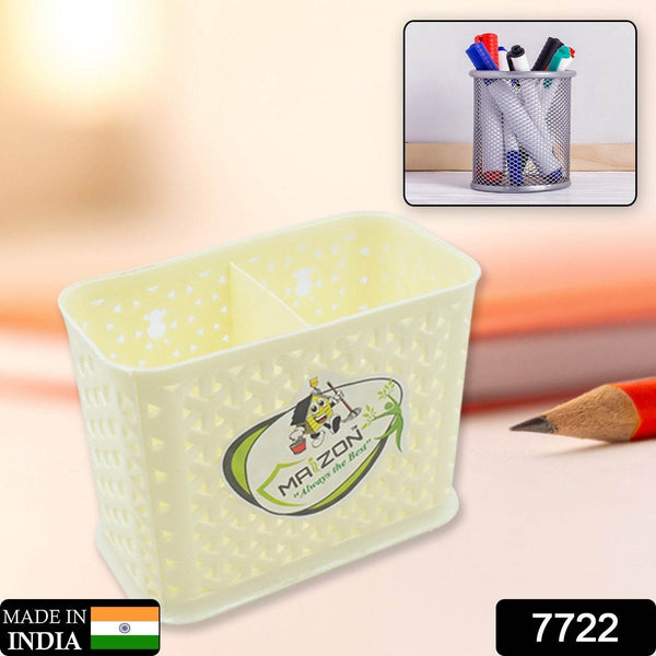 multipurpose Holder for Desk, Plastic Pen Pots Desk Organizers Pots Holder Stationary Supplies for Office, Home, School Non-slip Silicone Bottom - dailyneed.life