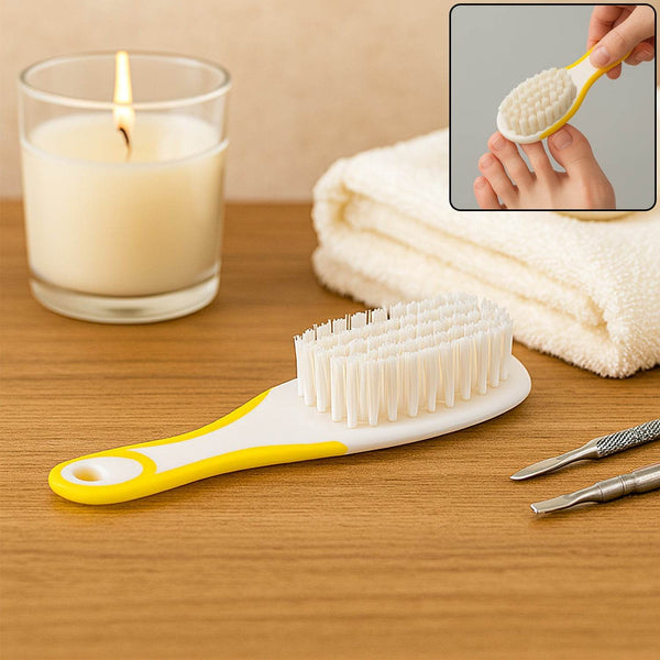 Handle Grip Nail Brush for Cleaning Toes & Nails (Scrub, Unisex) - dailyneed.life