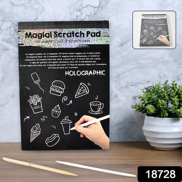 Magical Scratch Art Book For Gifts Girls & Boys (40 Sheet) - dailyneed.life