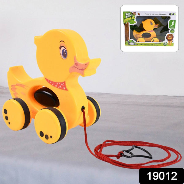 Pull Along Toy with Attractive Design, Developmental Toy for 1-Year-Old Girl Boy (Duck) - dailyneed.life