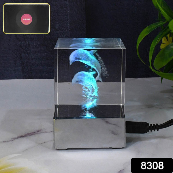 3D Mix Design LED Light, Desk Decor, LED Light Base, USB Charging (1 Pc / Mix Design) - dailyneed.life