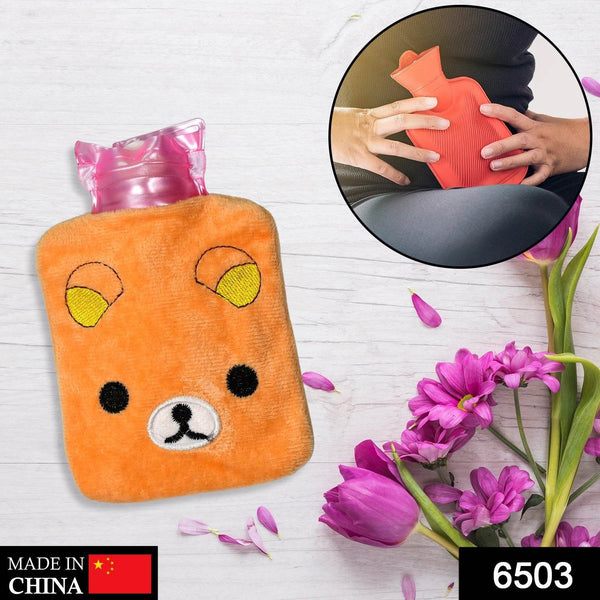 Warm Hug from a Panda: Orange Panda Hot Water Bag for Pain Relief - dailyneed.life