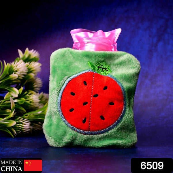 Watermelon Small Hot Water Bag with Cover – Pain Relief Warmer - dailyneed.life