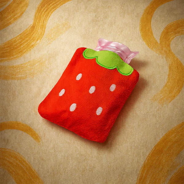 Strawberry Design Relief: Mini Hot Water Bag for Neck & Shoulders - dailyneed.life