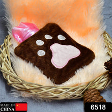 Paw Print Small Hot Water Bag with Cover for Pain Relief - dailyneed.life