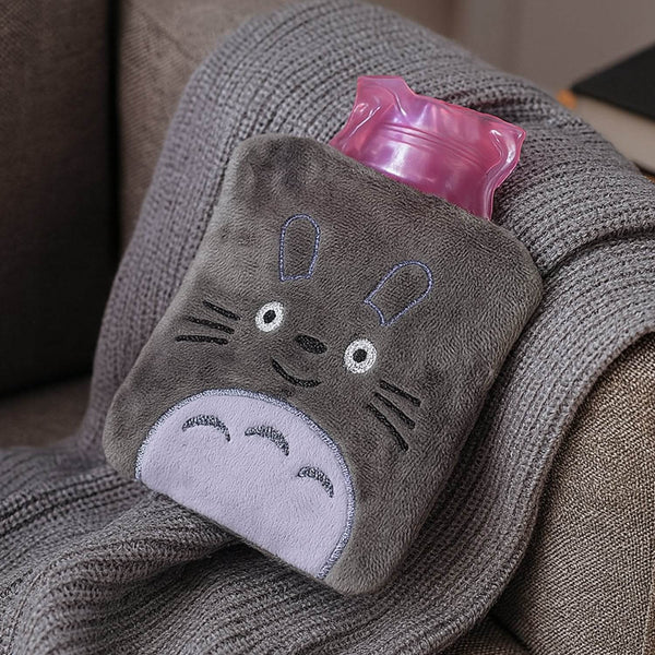 Totoro Cartoon Small Hot Water Bag with Cover for Pain Relief - dailyneed.life