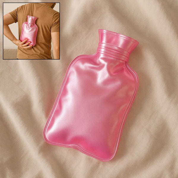 Simple Pink small Hot Water Bag with Cover for Pain Relief, Neck, Shoulder Pain and Hand, Feet Warmer, Menstrual Cramps. - dailyneed.life