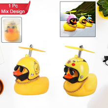 Beautiful Duck Car Ornaments Duck Bicycle Bell with Propeller Helmet (1 Pc / Mix Design) - dailyneed.life
