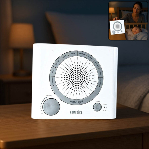 Sleep Therapy Sound Machine with 8 Soothing Sounds (Battery, Timer Option) - dailyneed.life