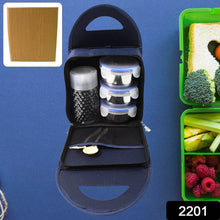 Compact Stainless Steel Airtight Lunch Box Set - 4 pcs (3 Leakproof Containers and 1 Bottle) - dailyneed.life