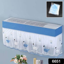 Ac Cover Air Conditioning Dust Cover Folding Designer (Approx 1 Ton / 1 Pc / ac curtain / Mix Design) - dailyneed.life