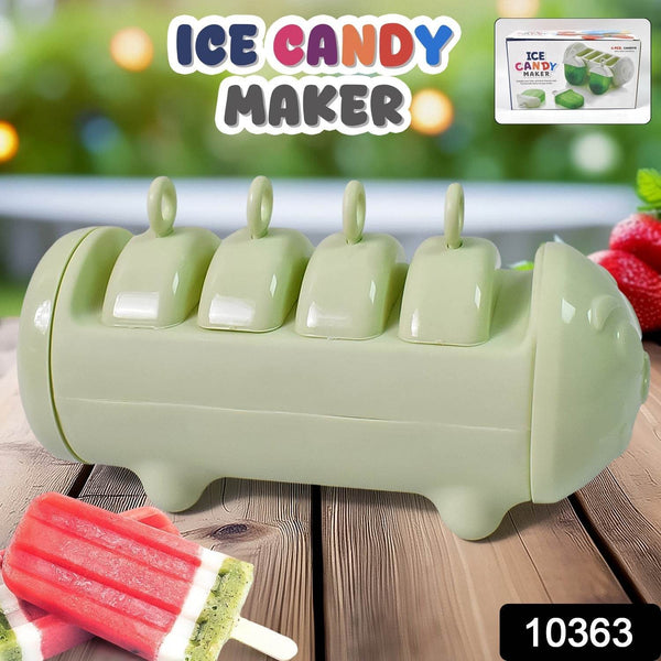 Plastic Ice Candy Maker 4 Compartment / Grid Kulfi Candy (1 Pc) - dailyneed.life