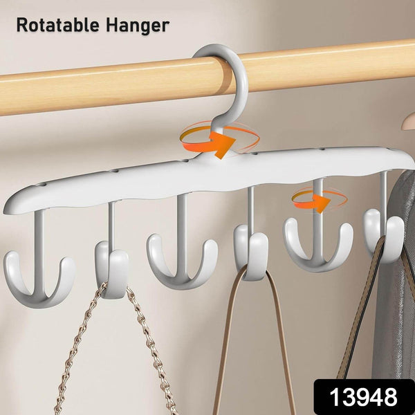 Rotatable Tank Top Hanger – Space Saving Closet Organizer for Dorms & Apartments (12-Hook) - dailyneed.life