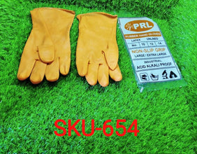 Cut Glove Reusable Rubber Hand Gloves (Orange) - 1 pc - dailyneed.life