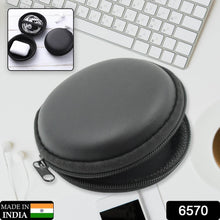 Cute Round Earphone Carrying Case - Multi-Use Pocket Pouch for Headphones, Cables, Coins, Airpods & More - dailyneed.life