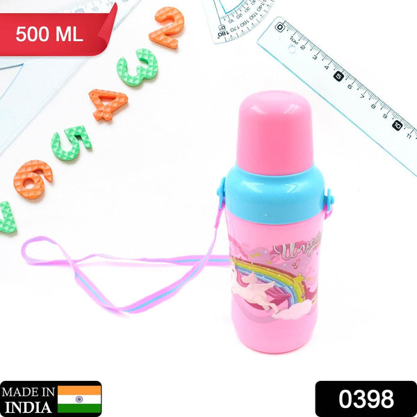 500ml Insulated Sports Water Bottle with Dori & Straw: Leakproof, BPA-Free, Kids - dailyneed.life