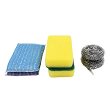 Microfiber Kitchen Cleaning Set - 6-Piece Sponge & Scouring Pad Collection - dailyneed.life