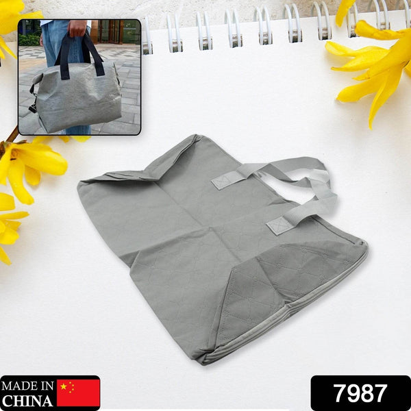 Multi-Purpose Large Capacity Bag, Heavy Duty Large Bag with Zip Closure, Bags Women Grocery Shopping Bags with Handles for Outdoor Travel, Home Improvement - dailyneed.life