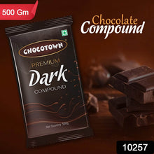 Dark Compound 500gm | Chocotown Dark Choco Slab - dailyneed.life