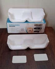 Wall Mount Sunglass Organizer Simple Space Saving Glasses Storage Box Eyewear Stand Holder for Showcase Bedroom Apartment With 2 pc Double Sided Adhesive Sticker (2 Pcs Set) - dailyneed.life