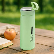 Water bottle 400ml leak proof, glass water bottle with daily water intake for gym and children, Nice Bottle (1 pc /Mix Color) - dailyneed.life