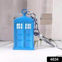 Police Booth Box Shape 3 D Metal Keychain (1 Pc) - dailyneed.life