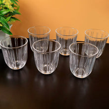 Premium Transparent Glass Tumbler Set (256ML / 6 Pc) - dailyneed.life